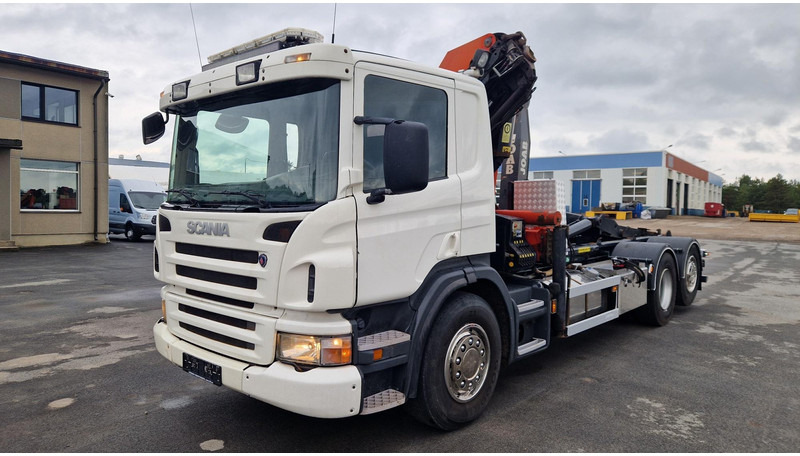 Scania P380 6X2*4 Palfinger PK20002 - Abrollkipper, Autokran: das Bild 5 Scania P380 6X2*4 Palfinger PK20002 - Abrollkipper, Autokran: das Bild 5