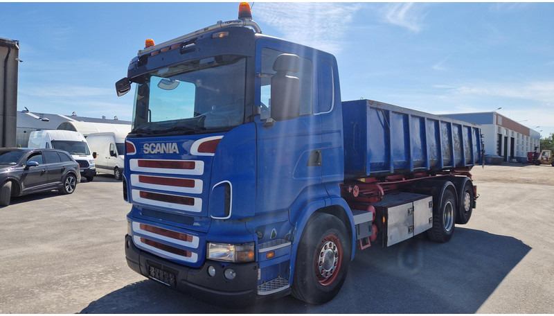 Scania R340 6X2*4 + Container - Seil Abrollkipper: das Bild 1 Scania R340 6X2*4 + Container - Seil Abrollkipper: das Bild 1