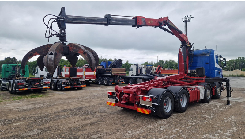 Scania R500 8X4 Epsilon E250Z95 - Abrollkipper, Autokran: das Bild 2 Scania R500 8X4 Epsilon E250Z95 - Abrollkipper, Autokran: das Bild 2