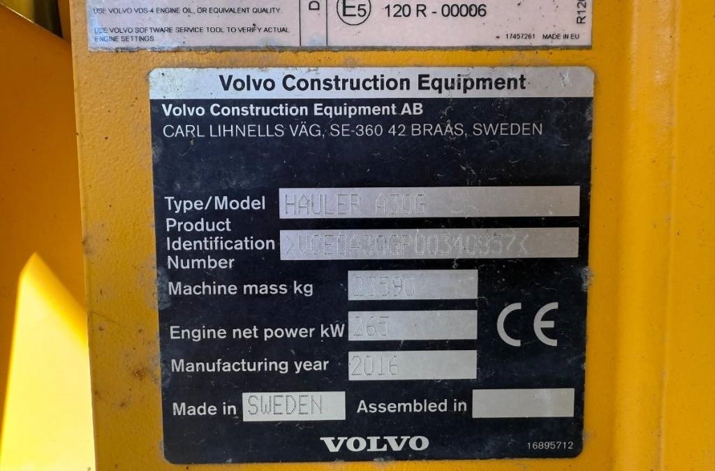 Volvo A 30 G (On Transport) - Knickgelenkter Dumper: das Bild 2 Volvo A 30 G (On Transport) - Knickgelenkter Dumper: das Bild 2
