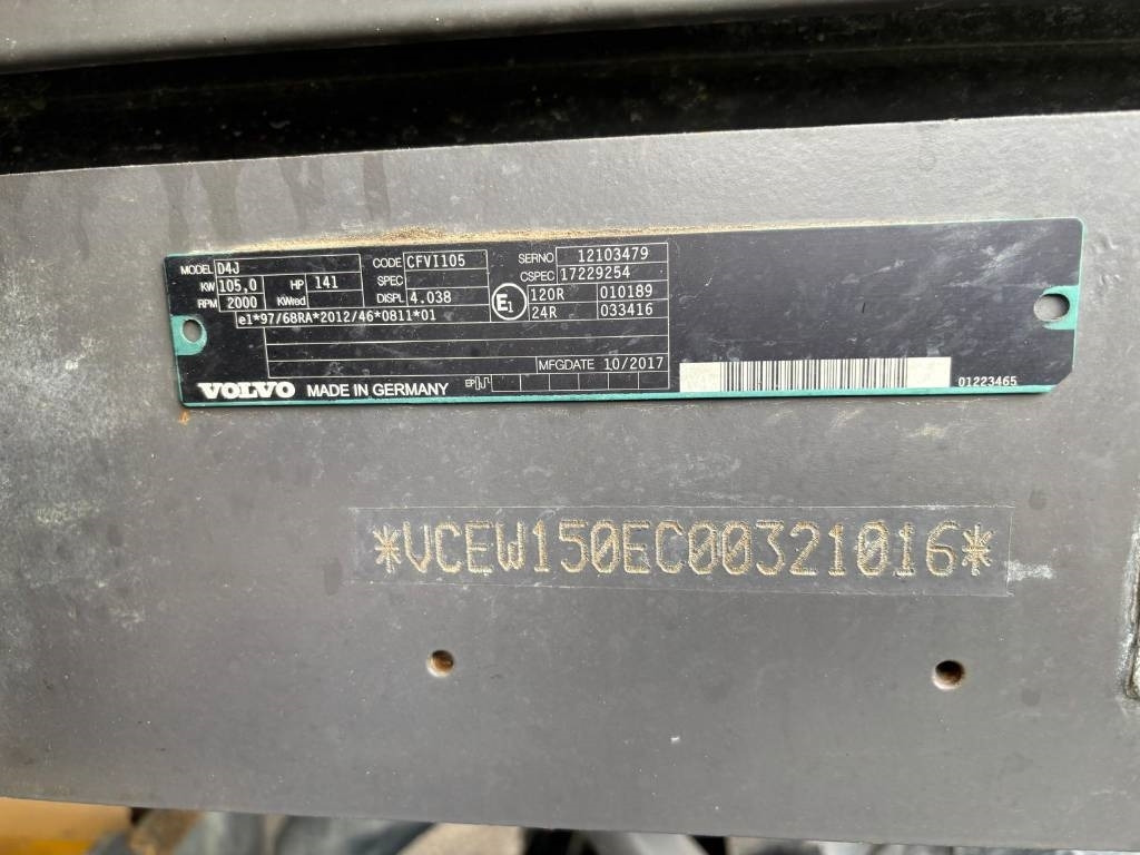 Mobilbagger Volvo EWR 150 E: das Bild 10