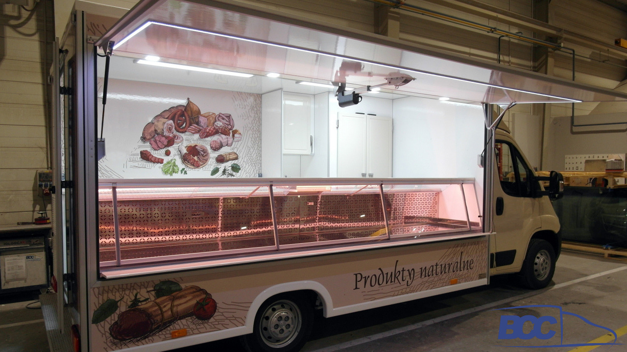 BCC POLSKA - FOOD TRUCK - MOBILNY SKLEP MIĘSNY PEUGEOT BOXER - Verkaufsfahrzeug: das Bild 5 BCC POLSKA - FOOD TRUCK - MOBILNY SKLEP MIĘSNY PEUGEOT BOXER - Verkaufsfahrzeug: das Bild 5