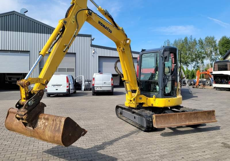 Kettenbagger Komatsu PC55MR-3 / SPROWADZONA / 4 380 MTH: das Bild 8