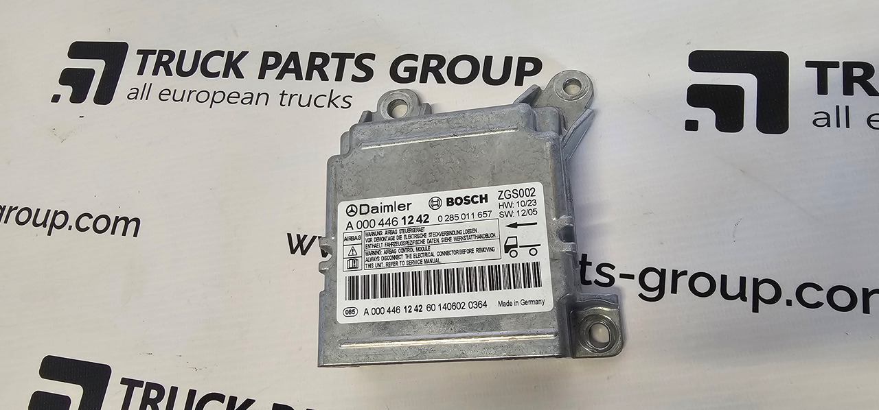 MERCEDES-BENZ MERCEDES BENZ ACTROS MP4 EURO6 air bag control unit module by BOSCH 0004461242, 0285011657, 0004461142, 0004461542, 0004461642, 0004461742. - Ersatzteile für LKW: das Bild 1 MERCEDES-BENZ MERCEDES BENZ ACTROS MP4 EURO6 air bag control unit module by BOSCH 0004461242, 0285011657, 0004461142, 0004461542, 0004461642, 0004461742. - Ersatzteile für LKW: das Bild 1