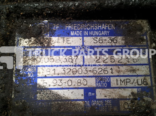 MAN TGL, TGM, TGS, L2000, 8.163, 12.224 gearbox S6-36 gearbox - Getriebe für LKW: das Bild 2 MAN TGL, TGM, TGS, L2000, 8.163, 12.224 gearbox S6-36 gearbox - Getriebe für LKW: das Bild 2