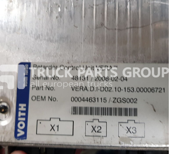 MERCEDES-BENZ EURO3, EURO4, EURO5 RET electronics VOITH retarder contro control unit - Steuergerät für Bus: das Bild 1 MERCEDES-BENZ EURO3, EURO4, EURO5 RET electronics VOITH retarder contro control unit - Steuergerät für Bus: das Bild 1