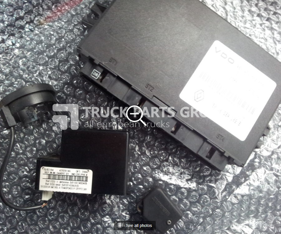 RENAULT Premium DCI 420 Ignition set, ECU + VECU + CHIP+ transponder 501 control unit - Steuergerät für LKW: das Bild 1 RENAULT Premium DCI 420 Ignition set, ECU + VECU + CHIP+ transponder 501 control unit - Steuergerät für LKW: das Bild 1