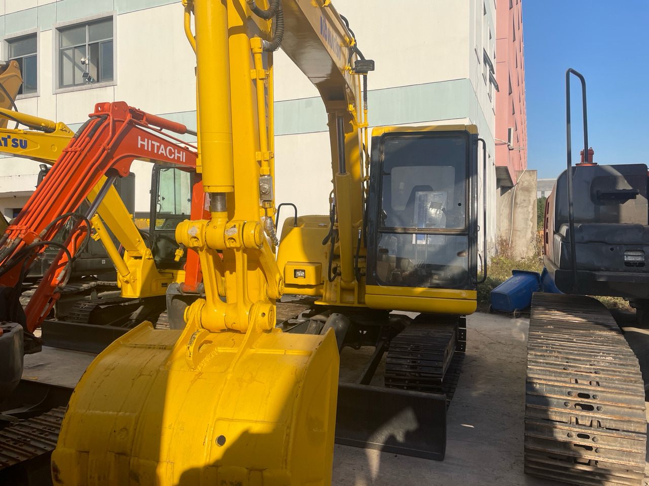 KOMATSU PC 60 - Kettenbagger: das Bild 1 KOMATSU PC 60 - Kettenbagger: das Bild 1