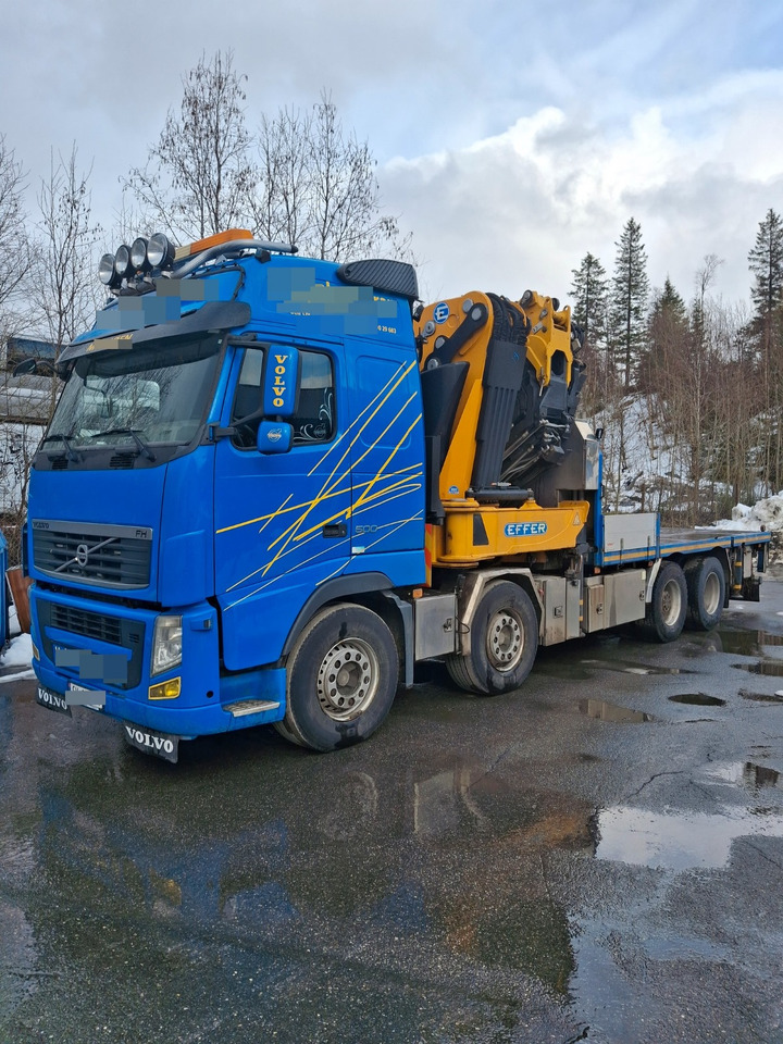 Volvo FH 500 8x2 Retarder Effer 955 S8 +JIB S8 Winch Only 160Tkm - Pritsche LKW, Autokran: das Bild 3 Volvo FH 500 8x2 Retarder Effer 955 S8 +JIB S8 Winch Only 160Tkm - Pritsche LKW, Autokran: das Bild 3