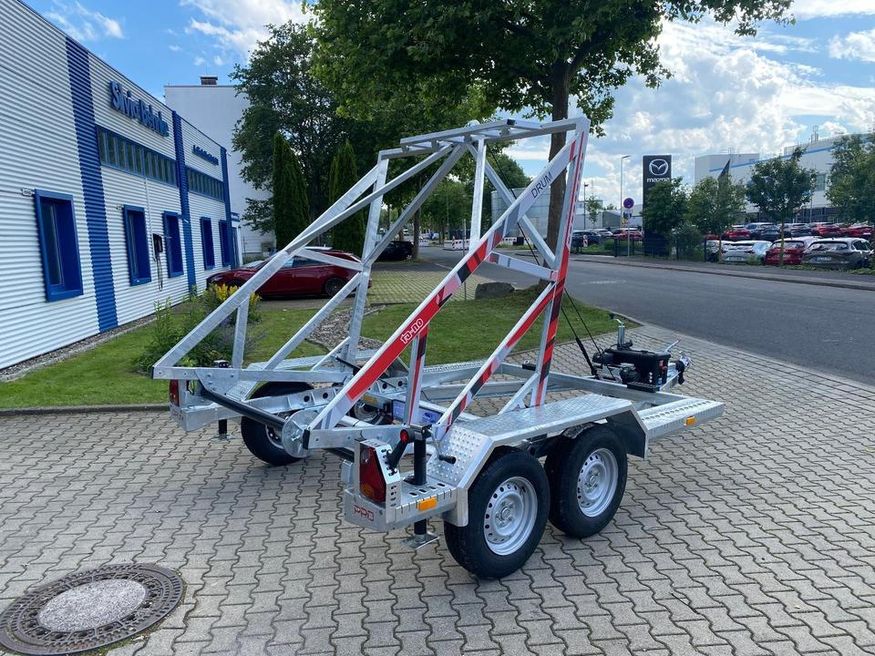 Kabeltrommelanhänger Vermietung / Kabelanhänger 3500KG E-Winde / Nutzlast 2749KG / Kabeltrommel-Anhänger / Glasfaser/ 3 Tage: das Bild 14 Kabeltrommelanhänger Vermietung / Kabelanhänger 3500KG E-Winde / Nutzlast 2749KG / Kabeltrommel-Anhänger / Glasfaser/ 3 Tage: das Bild 14