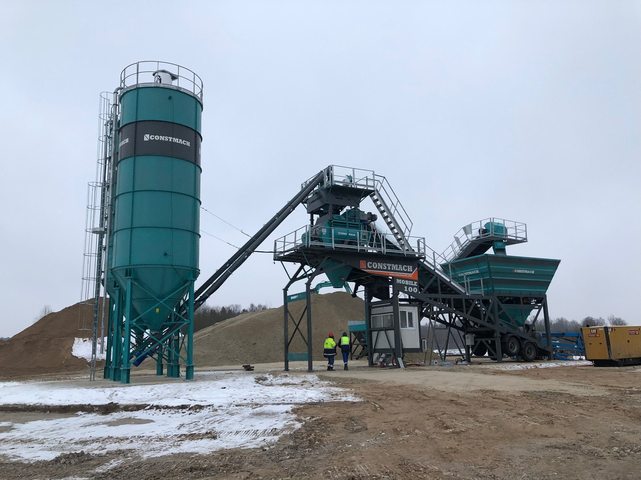 Constmach 100 m³/h Mobile Concrete Batching Plant - Betonmischanlage: das Bild 3 Constmach 100 m³/h Mobile Concrete Batching Plant - Betonmischanlage: das Bild 3