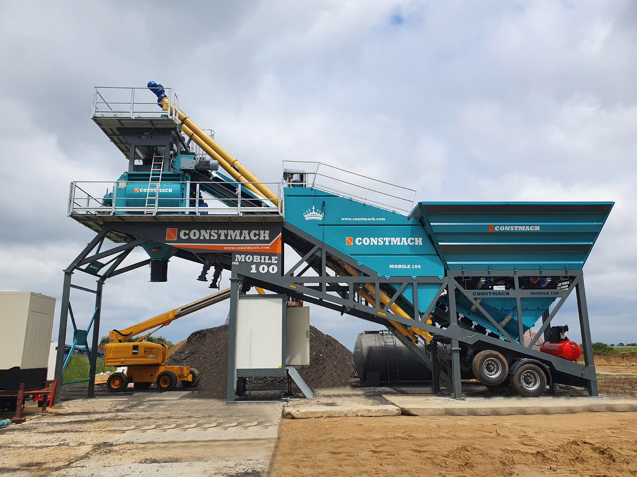 Constmach 100 m³/h Mobile Concrete Batching Plant - Betonmischanlage: das Bild 5 Constmach 100 m³/h Mobile Concrete Batching Plant - Betonmischanlage: das Bild 5