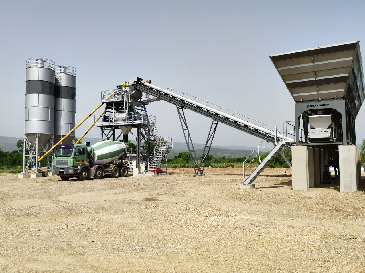 Constmach 160 m³/h Stationary Concrete Batching Plant - Betonmischanlage: das Bild 1 Constmach 160 m³/h Stationary Concrete Batching Plant - Betonmischanlage: das Bild 1