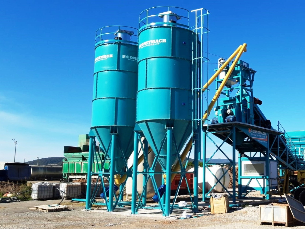 Constmach 50 Ton Capacity Cement Silo - Zementsilo: das Bild 1 Constmach 50 Ton Capacity Cement Silo - Zementsilo: das Bild 1