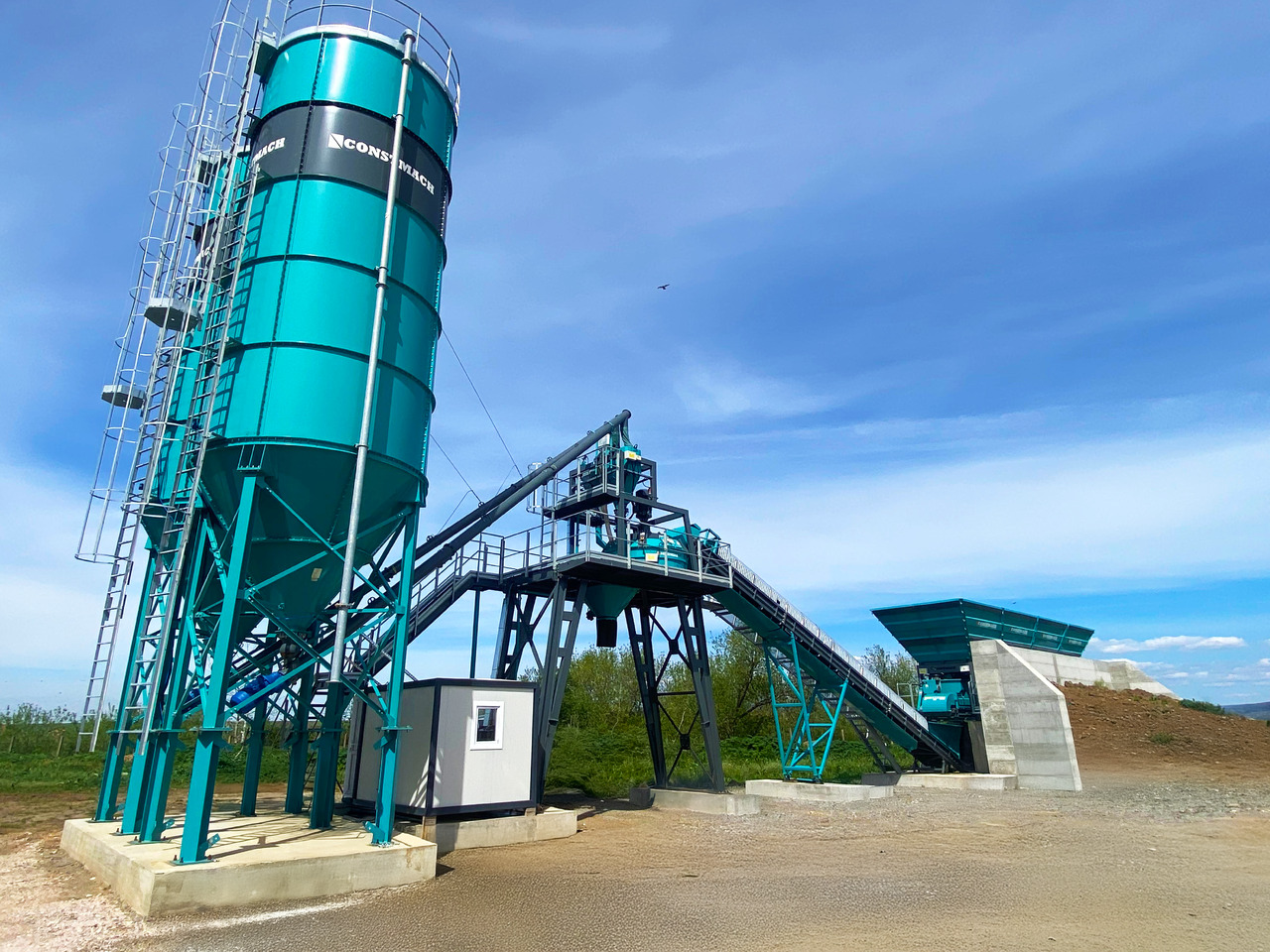 Constmach 60 m³/h Compact Concrete Batching Plant With Band - Betonmischanlage: das Bild 5 Constmach 60 m³/h Compact Concrete Batching Plant With Band - Betonmischanlage: das Bild 5