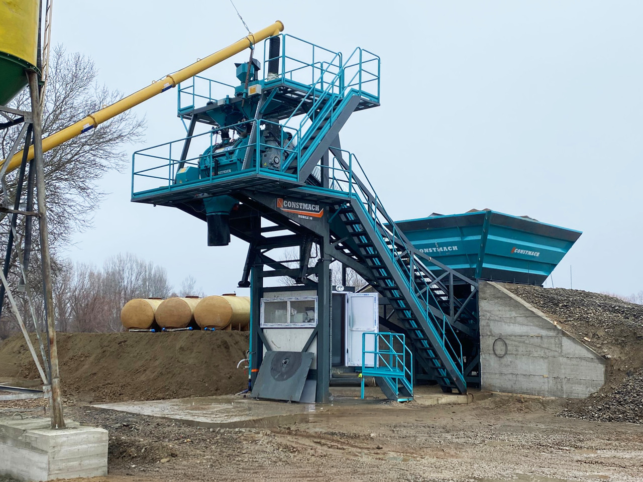 Constmach Centrale à Béton Mobile de 30 m³/h - Betonmischanlage: das Bild 1 Constmach Centrale à Béton Mobile de 30 m³/h - Betonmischanlage: das Bild 1