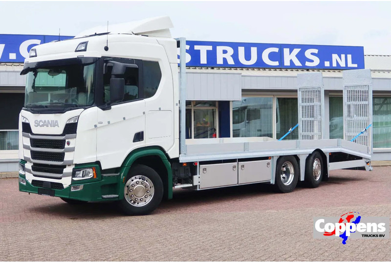 Scania R500 NGS Machinetransport 6x2 Hydralische oprijplaten - Autotransporter LKW: das Bild 1 Scania R500 NGS Machinetransport 6x2 Hydralische oprijplaten - Autotransporter LKW: das Bild 1