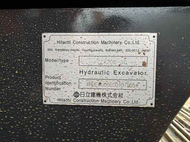 Hot sale Used Hitachi ZX200-3 digger 20ton Excavator second hand excavator - Kettenbagger: das Bild 5 Hot sale Used Hitachi ZX200-3 digger 20ton Excavator second hand excavator - Kettenbagger: das Bild 5