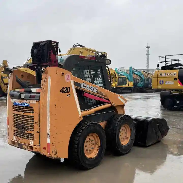 Kompaktlader Used Case 420 Backhoe Loader Used Skid Steer Loader CASE 430 CASE 440: das Bild 6