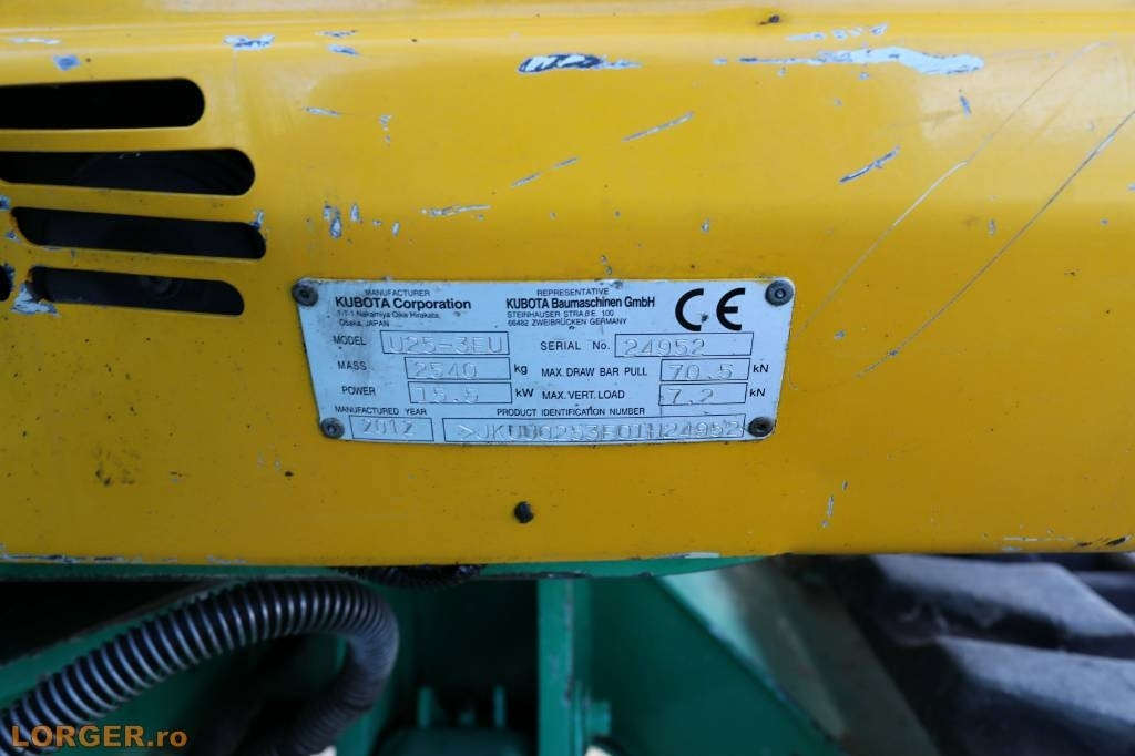 Kubota U25 - 3EU - Minibagger: das Bild 3 Kubota U25 - 3EU - Minibagger: das Bild 3