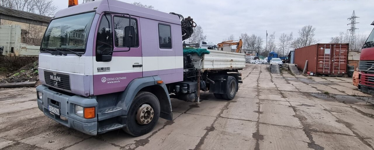 MAN 15.224 - Kipper, Autokran: das Bild 1 MAN 15.224 - Kipper, Autokran: das Bild 1