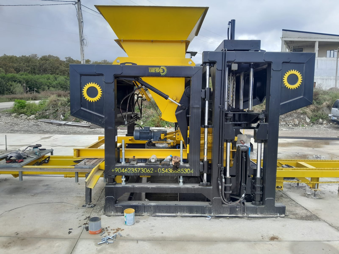 Automatic Concrete Block Machine | PRS-600 - Betonsteinmaschine: das Bild 2 Automatic Concrete Block Machine | PRS-600 - Betonsteinmaschine: das Bild 2