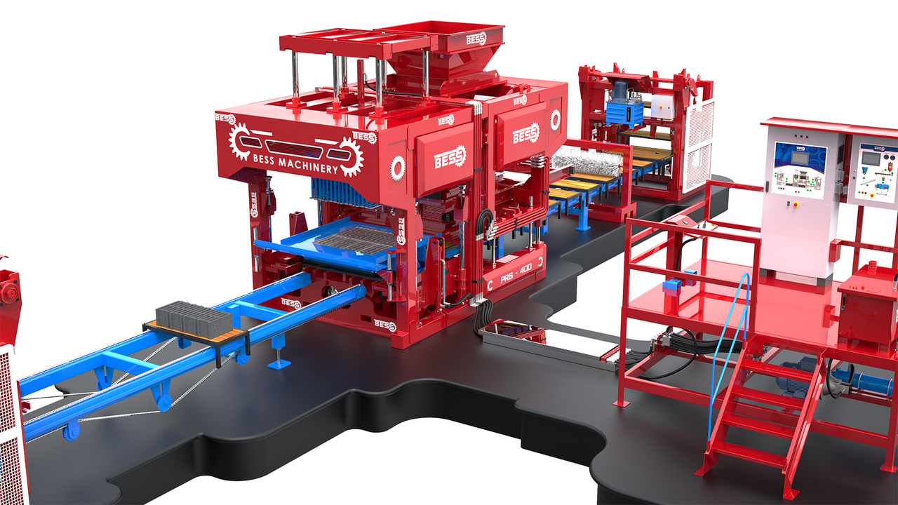 Concrete Block Machine | PRS-400 Fully Automatic - Betonsteinmaschine: das Bild 2 Concrete Block Machine | PRS-400 Fully Automatic - Betonsteinmaschine: das Bild 2