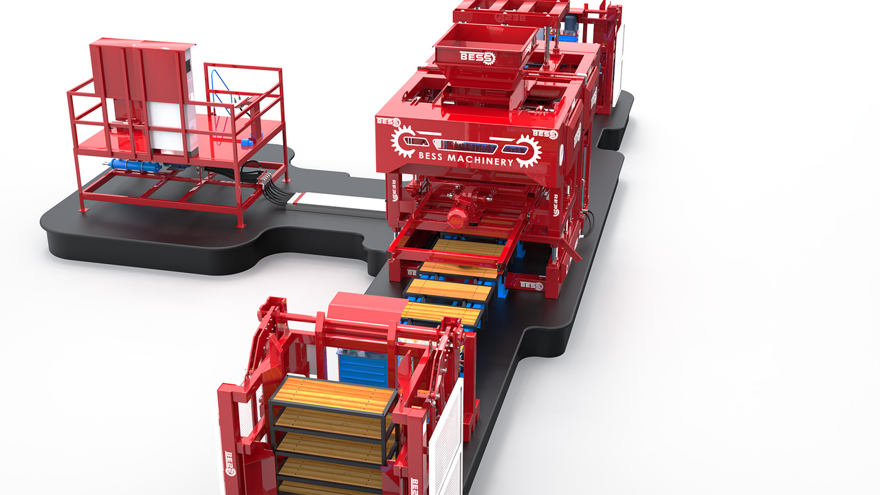 Concrete Block Machine | PRS-400 Fully Automatic - Betonsteinmaschine: das Bild 4 Concrete Block Machine | PRS-400 Fully Automatic - Betonsteinmaschine: das Bild 4