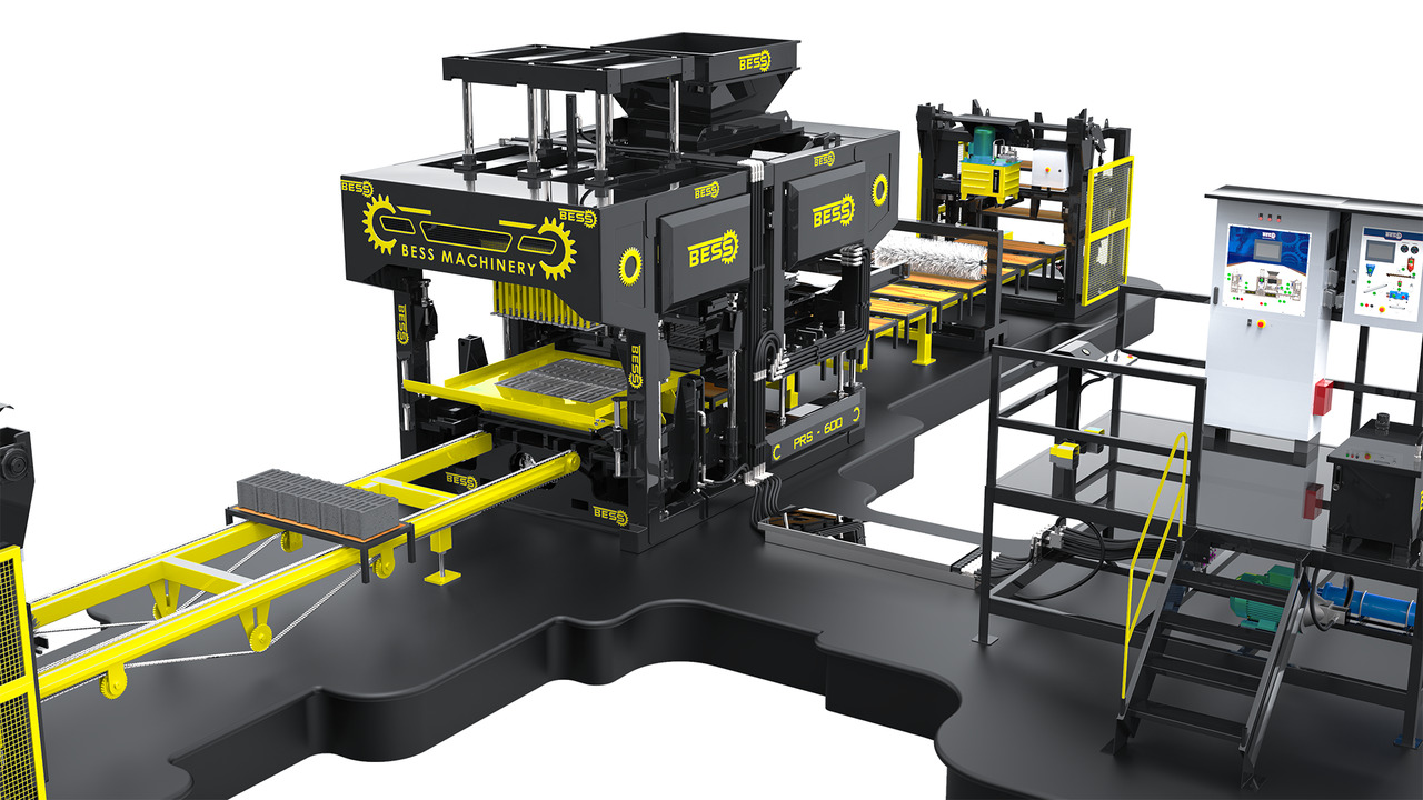 Fully Automatic Hollow Block Machine | PRS-600 - Betonsteinmaschine: das Bild 4 Fully Automatic Hollow Block Machine | PRS-600 - Betonsteinmaschine: das Bild 4