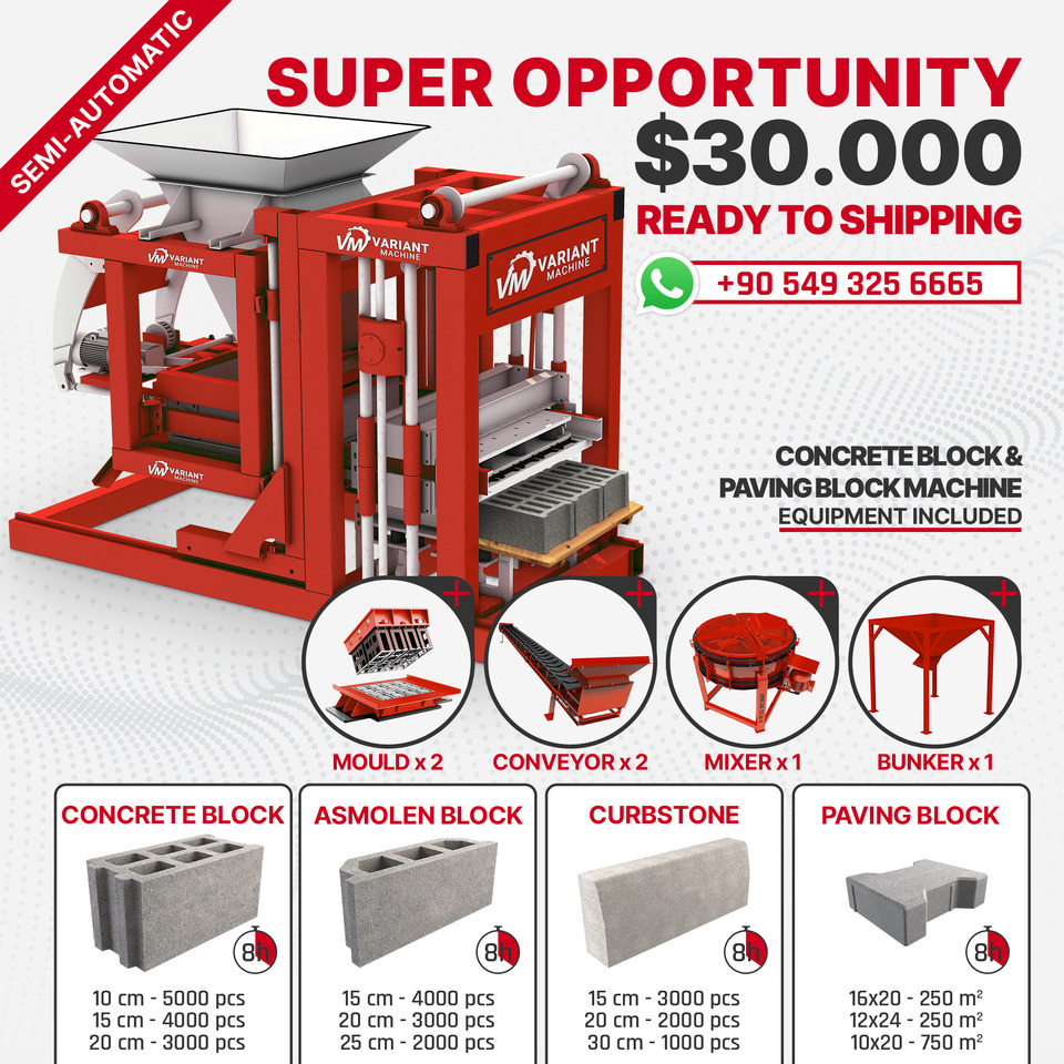 Variant 3.1 Concrete Block Machine - Betonsteinmaschine: das Bild 3 Variant 3.1 Concrete Block Machine - Betonsteinmaschine: das Bild 3