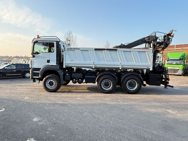 Kipper MAN TGS 26.400 Kipper mit Kran Jonsered 6x4: das Bild 6