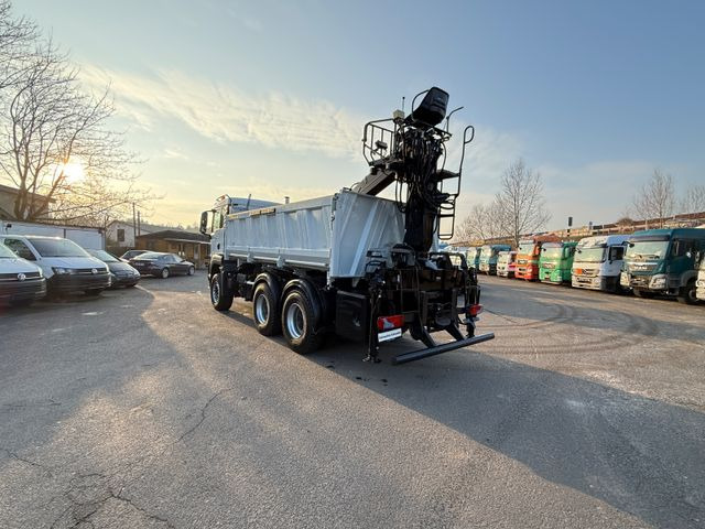 Kipper MAN TGS 26.400 Kipper mit Kran Jonsered 6x4: das Bild 8