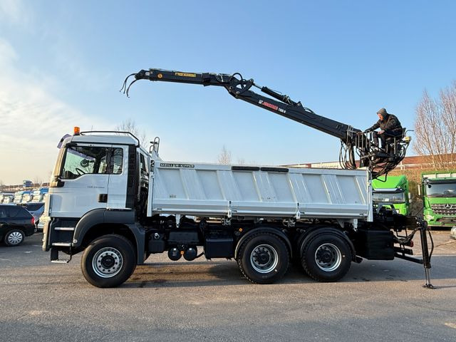 Kipper MAN TGS 26.400 Kipper mit Kran Jonsered 6x4: das Bild 10