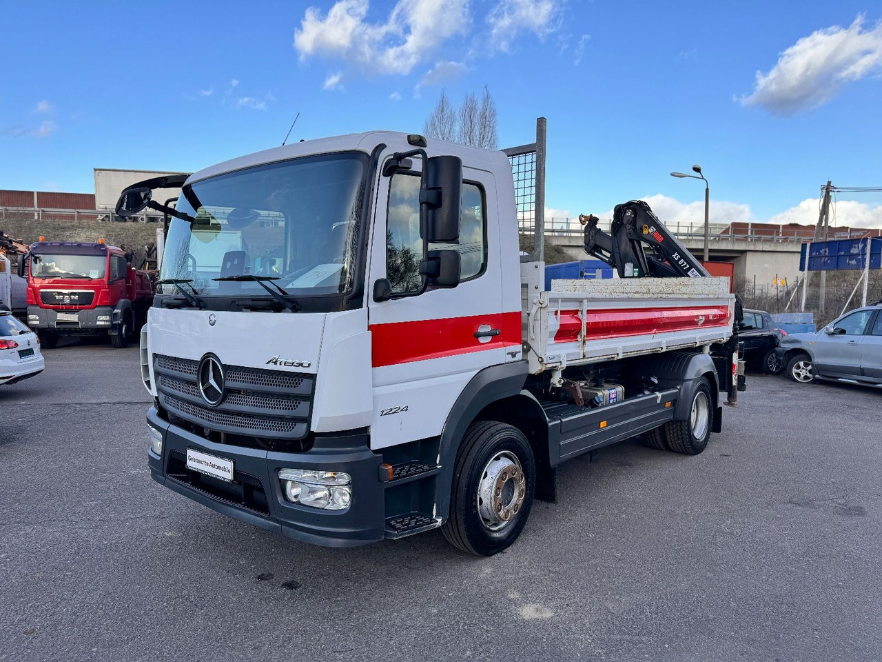 Mercedes-Benz Atego 1224 Kipper - Kran - Kipper, Autokran: das Bild 3 Mercedes-Benz Atego 1224 Kipper - Kran - Kipper, Autokran: das Bild 3