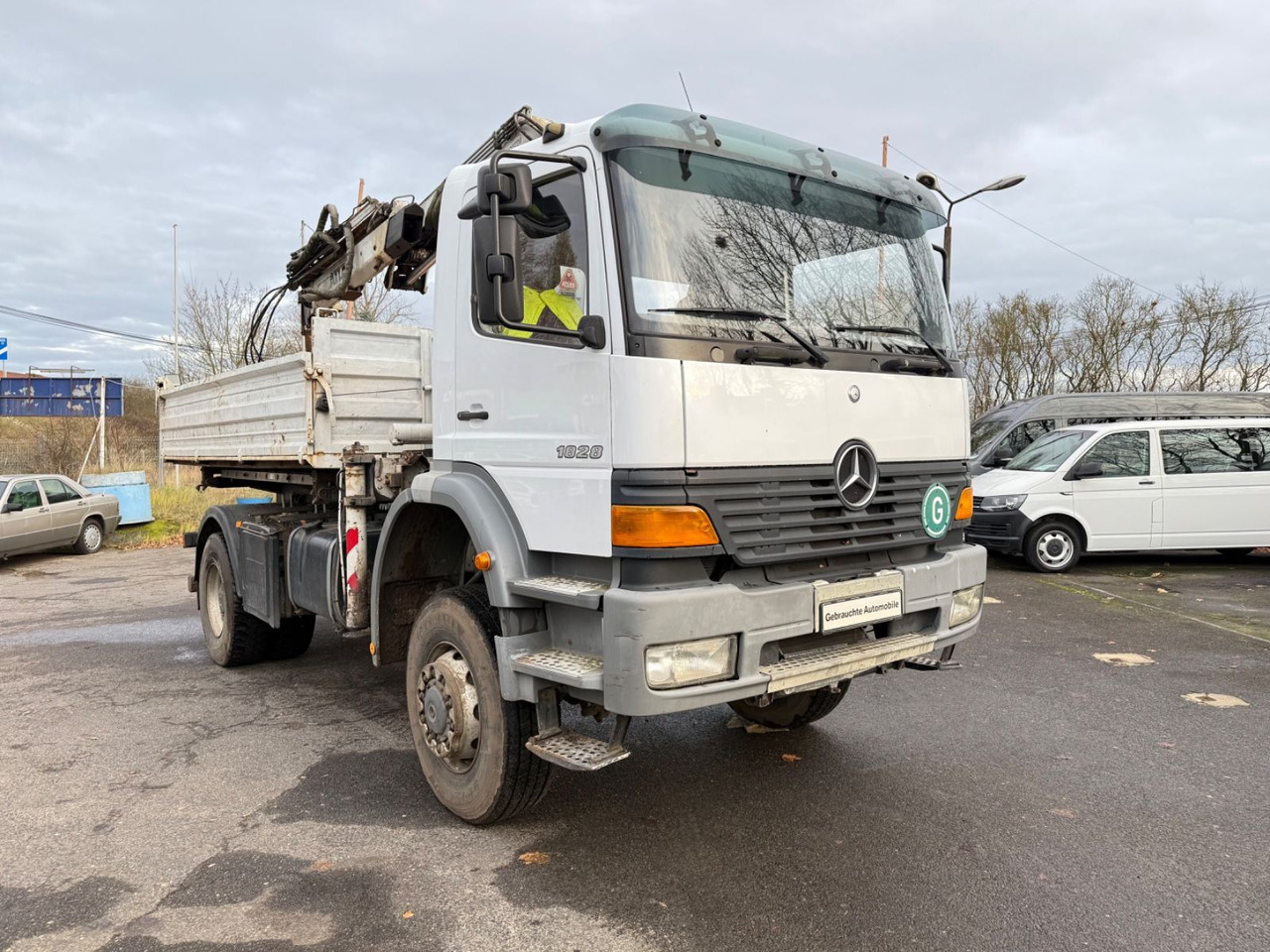 Mercedes-Benz Atego 1828 4x4 Kipper-Kran Atlas - Kipper, Autokran: das Bild 3 Mercedes-Benz Atego 1828 4x4 Kipper-Kran Atlas - Kipper, Autokran: das Bild 3
