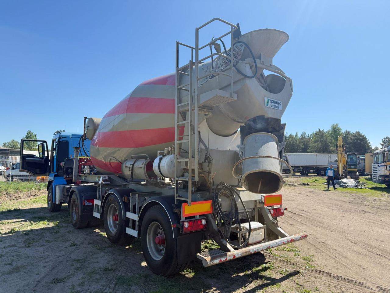 Stetter Mischer-Mixer Typ AM 10 FH Betonmischer - Betonmischer Auflieger: das Bild 2 Stetter Mischer-Mixer Typ AM 10 FH Betonmischer - Betonmischer Auflieger: das Bild 2