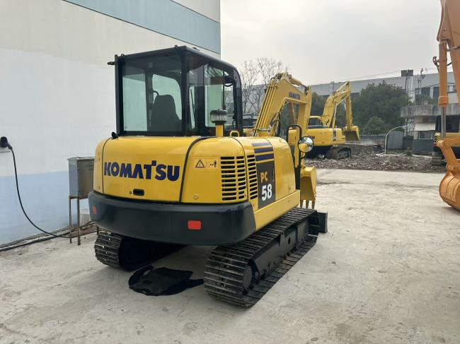 Komatsu PC56 - Minibagger: das Bild 1 Komatsu PC56 - Minibagger: das Bild 1