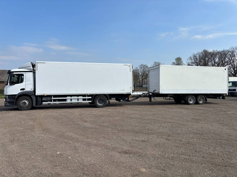 Mercedes-Benz Antos 1833 Euro6 4x2 + anhanger koffer - Koffer LKW: das Bild 1 Mercedes-Benz Antos 1833 Euro6 4x2 + anhanger koffer - Koffer LKW: das Bild 1