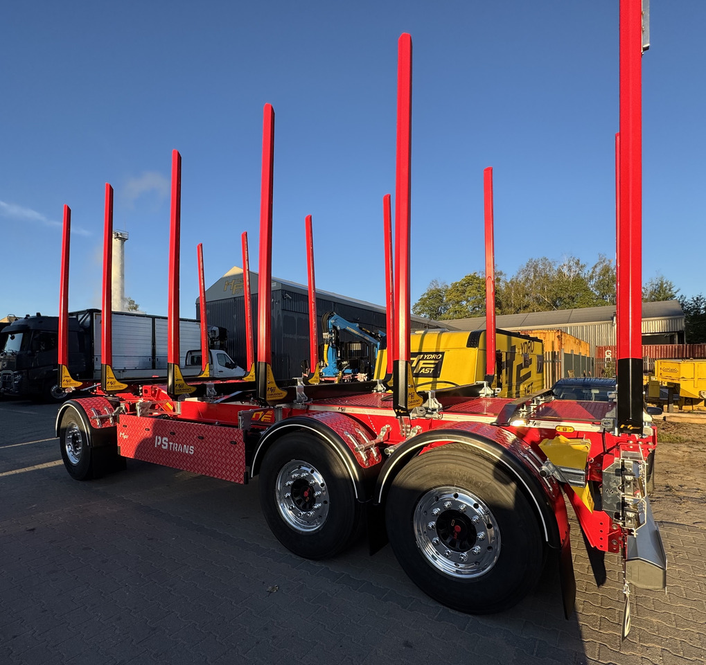 HYDROFAST Przyczepa 3 osiowa / 3 axles timber transport trailer / Remorque à 3 essieux pour le transport de bois / 3-Achs-Rungenanhänger / 3-tengelyes-rönkszállító-pótkocsi / Remorcă pentru transportul lemnului - Holzanhänger: das Bild 2 HYDROFAST Przyczepa 3 osiowa / 3 axles timber transport trailer / Remorque à 3 essieux pour le transport de bois / 3-Achs-Rungenanhänger / 3-tengelyes-rönkszállító-pótkocsi / Remorcă pentru transportul lemnului - Holzanhänger: das Bild 2