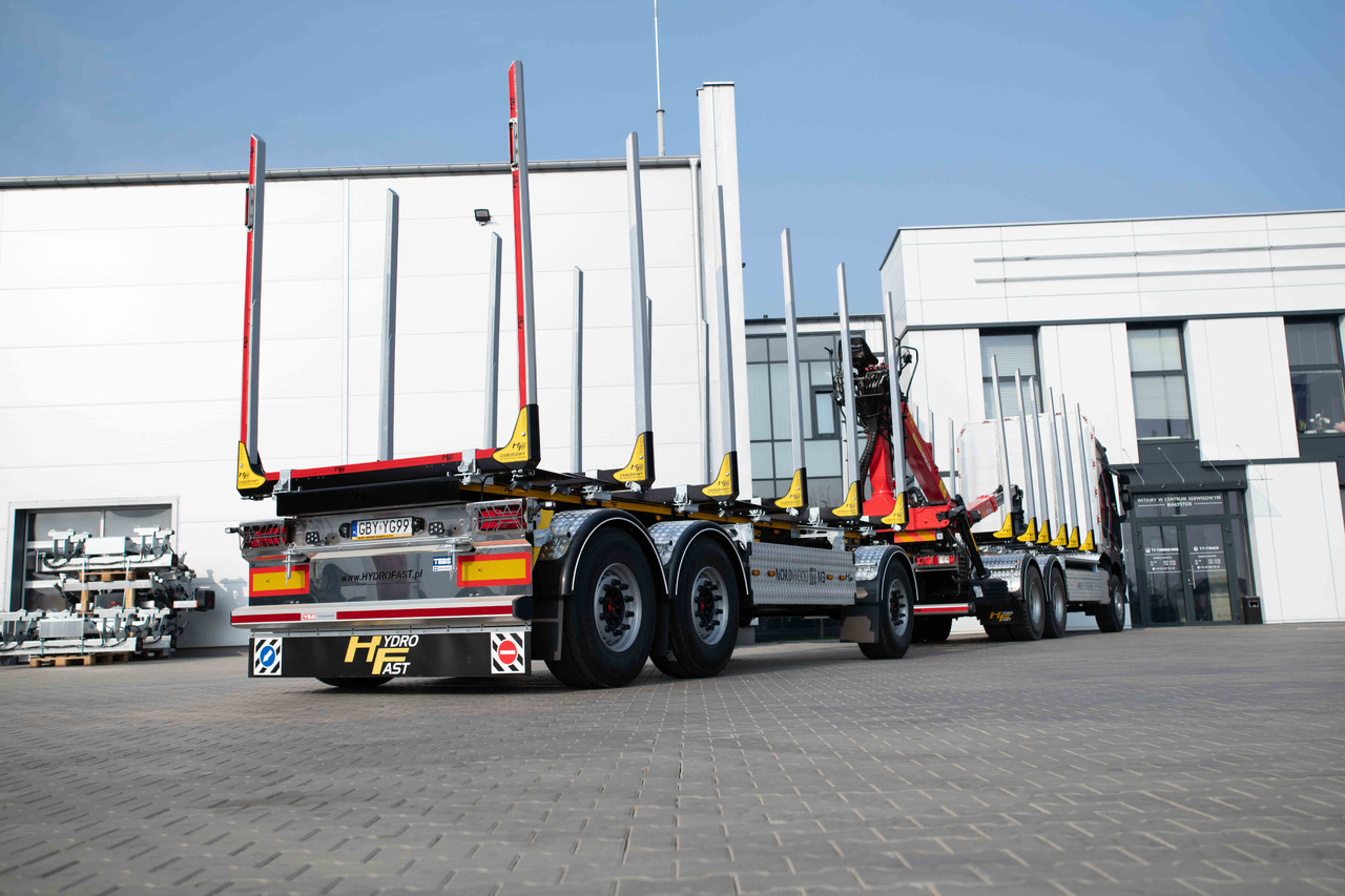 Hydrofast Przyczepa 3 - osiowa / 3 axles trailer for timber transport / 3 Achsen Anhänger für Holztransport - Holzanhänger: das Bild 5 Hydrofast Przyczepa 3 - osiowa / 3 axles trailer for timber transport / 3 Achsen Anhänger für Holztransport - Holzanhänger: das Bild 5