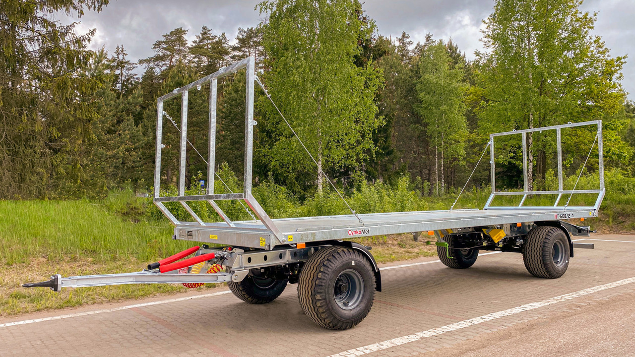 Cynkomet Ballentransportwagen / Bale platform / Remorque pour balles / Rimorchio per balle / Przyczepa do przewozu bel - Landwirtschaftlicher Plattformanhänger: das Bild 1 Cynkomet Ballentransportwagen / Bale platform / Remorque pour balles / Rimorchio per balle / Przyczepa do przewozu bel - Landwirtschaftlicher Plattformanhänger: das Bild 1