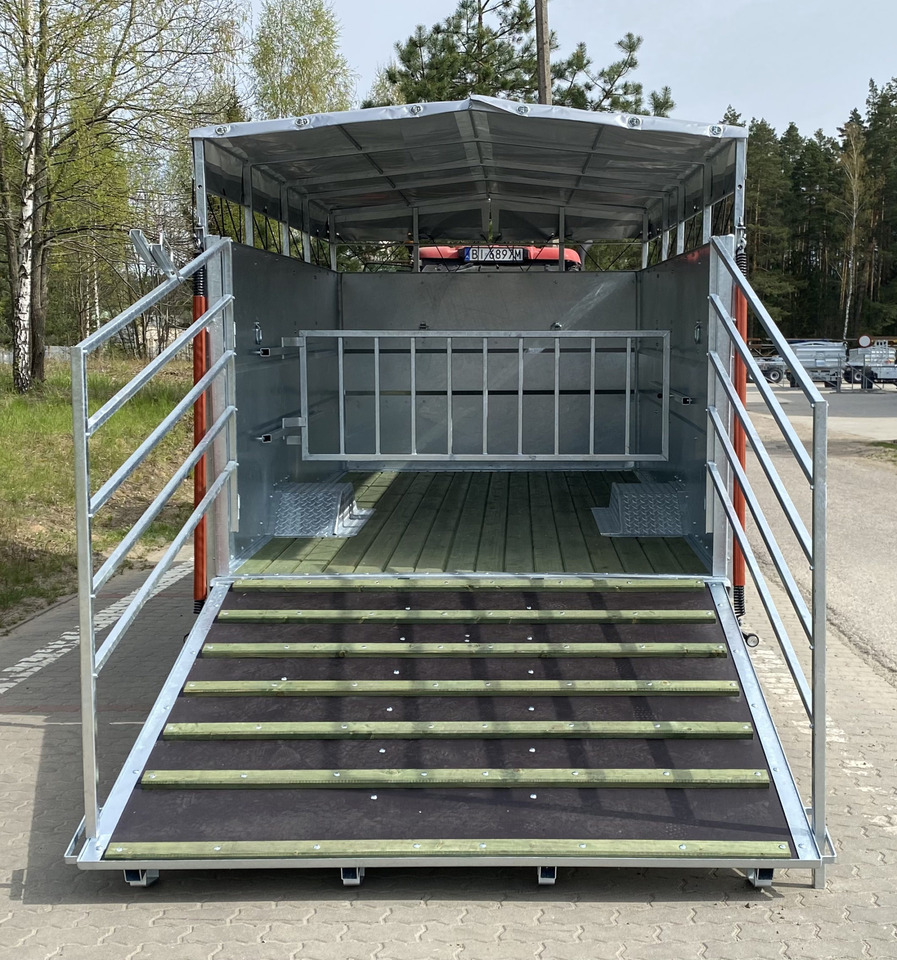 Cynkomet Viehanhänger / Livestock trailer / Remorque bétaillère / Remolque ganadero / Rimorchio per bestiame / Прицеп для перевозки животных / Przyczepa do przewozu zwierząt - Tiertransporter Anhänger: das Bild 2 Cynkomet Viehanhänger / Livestock trailer / Remorque bétaillère / Remolque ganadero / Rimorchio per bestiame / Прицеп для перевозки животных / Przyczepa do przewozu zwierząt - Tiertransporter Anhänger: das Bild 2