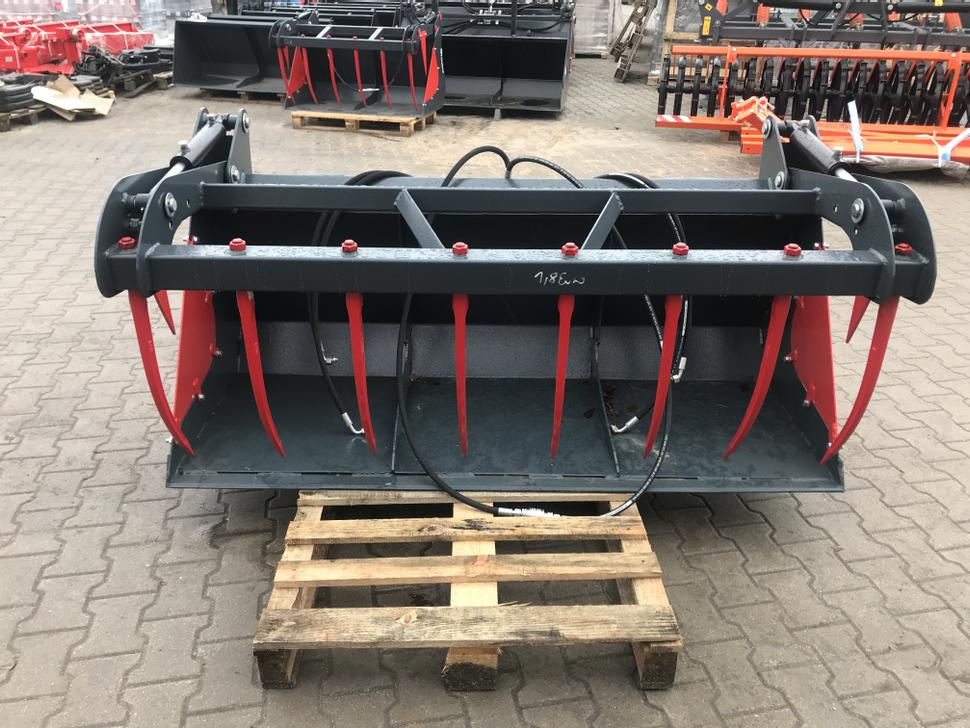 Lauderof Krokodilschaufel / Manure grab / Grappin à fumier / Benna coccodrillo / Ковш-захват / Łyżko-krokodyl 1,8 m - Klammergeräte für Traktor: das Bild 1 Lauderof Krokodilschaufel / Manure grab / Grappin à fumier / Benna coccodrillo / Ковш-захват / Łyżko-krokodyl 1,8 m - Klammergeräte für Traktor: das Bild 1