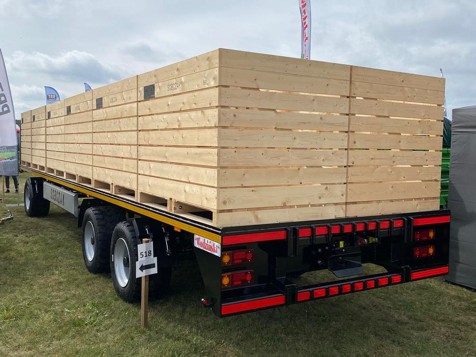 Landwirtschaftlicher Plattformanhänger neu kaufen Wodziński Obstbaumbühne / Orchard platform / Plateau de verger / Piattaforma per frutteto / Plataforma para huertos / Садовая платформа / Platforma sadownicza 12 t: das Bild 11