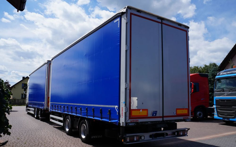 DAF XF 480 EURO 6 ZESTAW TANDEM PRZEJAZDOWY 120 M3 7,7 M + 7,7 M WECON - Plane LKW: das Bild 3 DAF XF 480 EURO 6 ZESTAW TANDEM PRZEJAZDOWY 120 M3 7,7 M + 7,7 M WECON - Plane LKW: das Bild 3