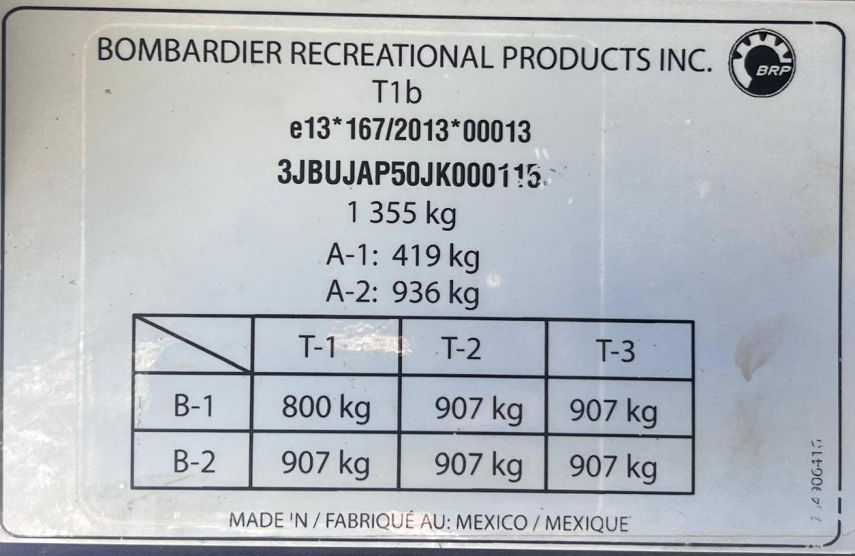 SUV/ Geländewagen CAN-AM TRAXTER PRO HD10 2018 QUAD BUGGY SSV (PRIX NET DE TVA): das Bild 22 SUV/ Geländewagen CAN-AM TRAXTER PRO HD10 2018 QUAD BUGGY SSV (PRIX NET DE TVA): das Bild 22