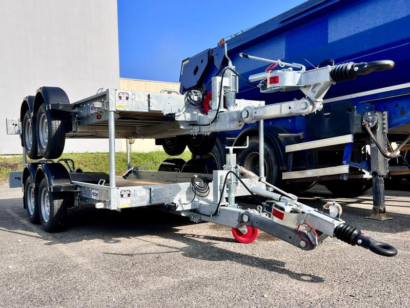 Ecim E350AF REMORQUE PORTE ENGINS 2 ESSIEUX 3T5 NEUVE - Autotransporter Anhänger: das Bild 3 Ecim E350AF REMORQUE PORTE ENGINS 2 ESSIEUX 3T5 NEUVE - Autotransporter Anhänger: das Bild 3