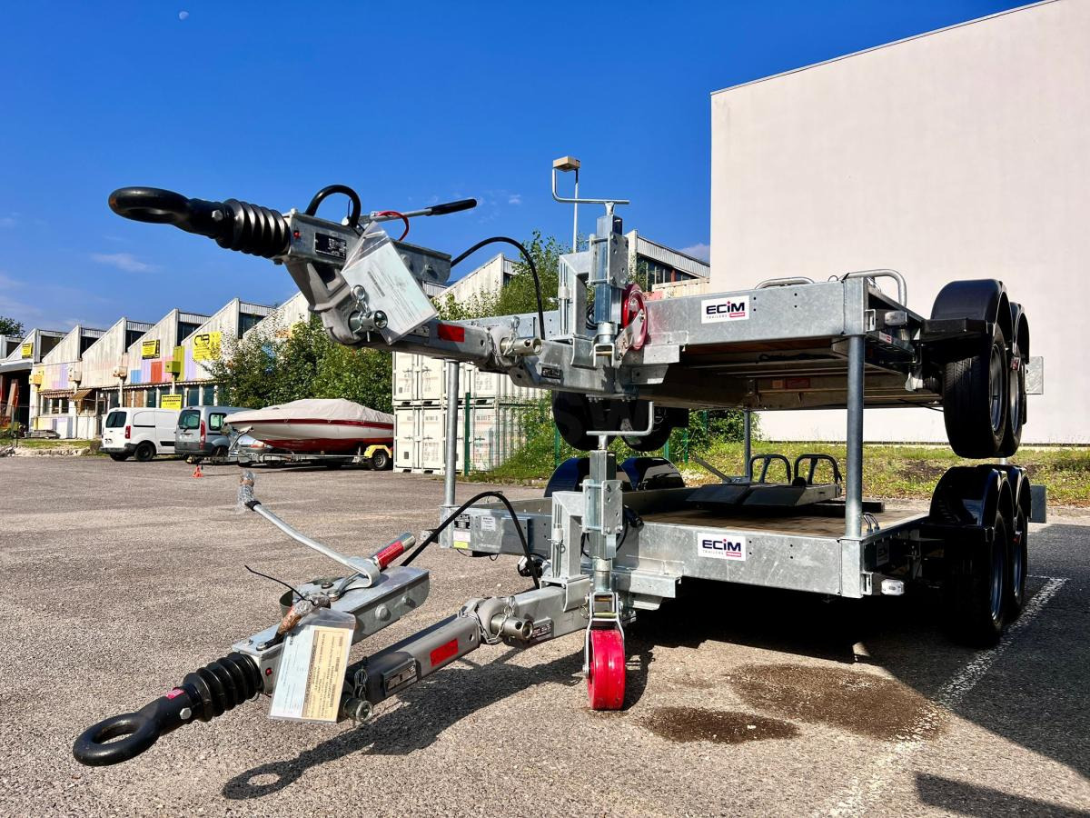 Ecim E350AF REMORQUE PORTE ENGINS 2 ESSIEUX 3T5 NEUVE - Autotransporter Anhänger: das Bild 2 Ecim E350AF REMORQUE PORTE ENGINS 2 ESSIEUX 3T5 NEUVE - Autotransporter Anhänger: das Bild 2