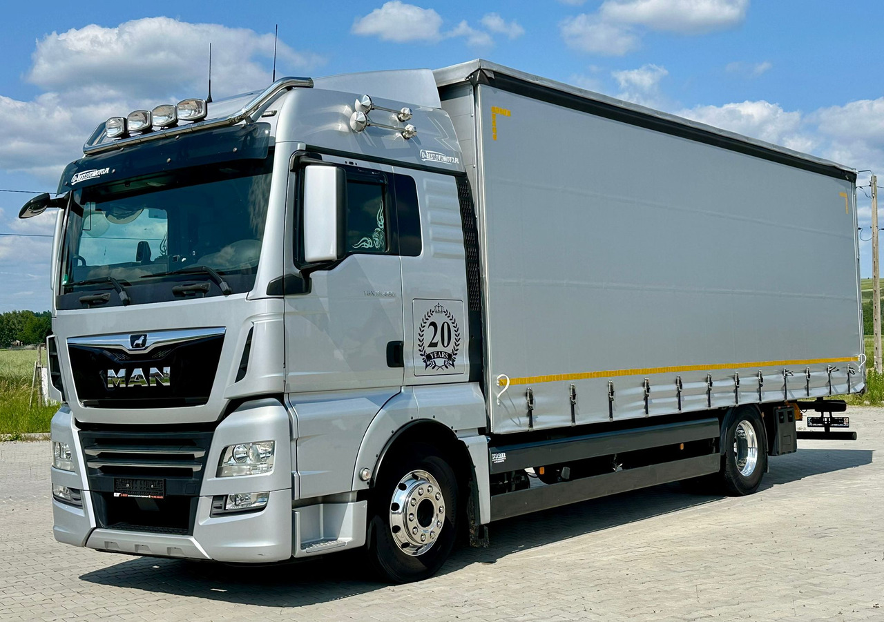MAN TGX 18.460 / FIRANKA / 20 EUROPALET / ALUSY / SKÓRY / 260 TYS KM / 2019 ROK / Z NIEMIEC - Plane LKW: das Bild 2 MAN TGX 18.460 / FIRANKA / 20 EUROPALET / ALUSY / SKÓRY / 260 TYS KM / 2019 ROK / Z NIEMIEC - Plane LKW: das Bild 2