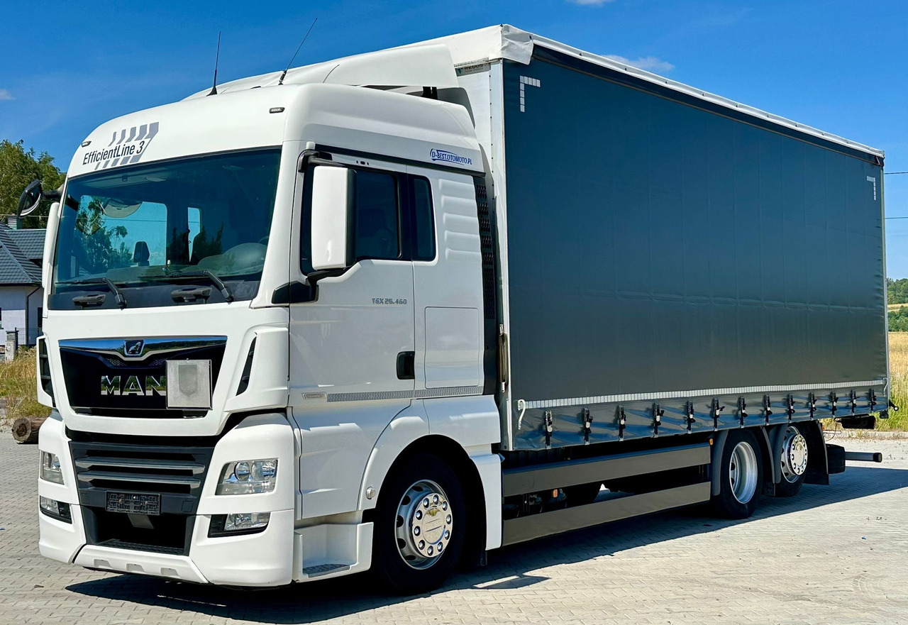 MAN TGX 26.460 / FIRANKA / 19 EUROPALET / 7.75 M / 6X2 / OŚ PODNOSZONA / AU - Plane LKW: das Bild 2 MAN TGX 26.460 / FIRANKA / 19 EUROPALET / 7.75 M / 6X2 / OŚ PODNOSZONA / AU - Plane LKW: das Bild 2